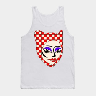 Catgirl is a punk queen Tank Top